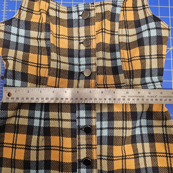 Urban Outfitters Button-Down Plaid Dress, Sz 4 - Picture 2 of 6